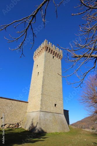 castle of montese village in the emilian apennines famous for the battles in the second world war seat of the gothic line photo