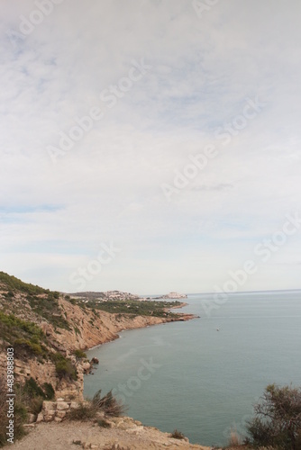 Cliffs and sea in Spain