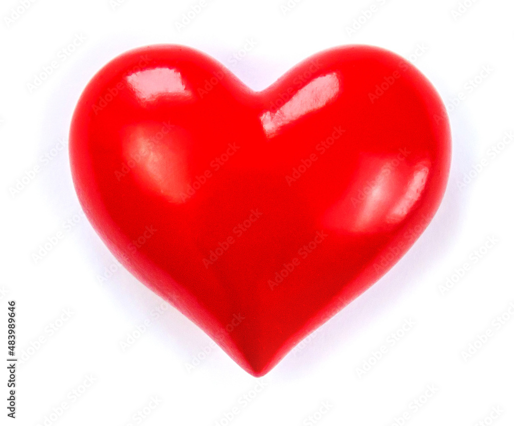 Hearts isolate on white background. Valentine's Day. Selective focus. Hearts isolate on white background. Valentine's Day. Selective focus.