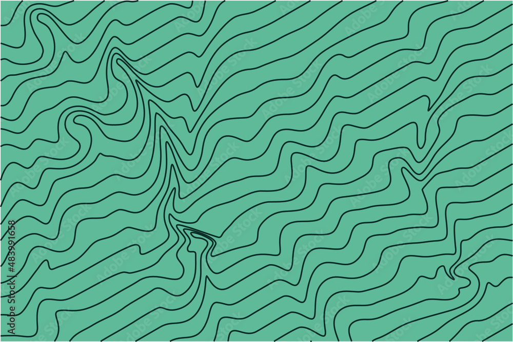 Obraz premium abstract wave design flat design background