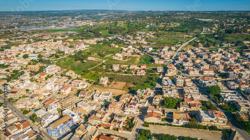 Aerial View of Cava d'Aliga, Scicli, Ragusa, Sicily, Italy, Europe