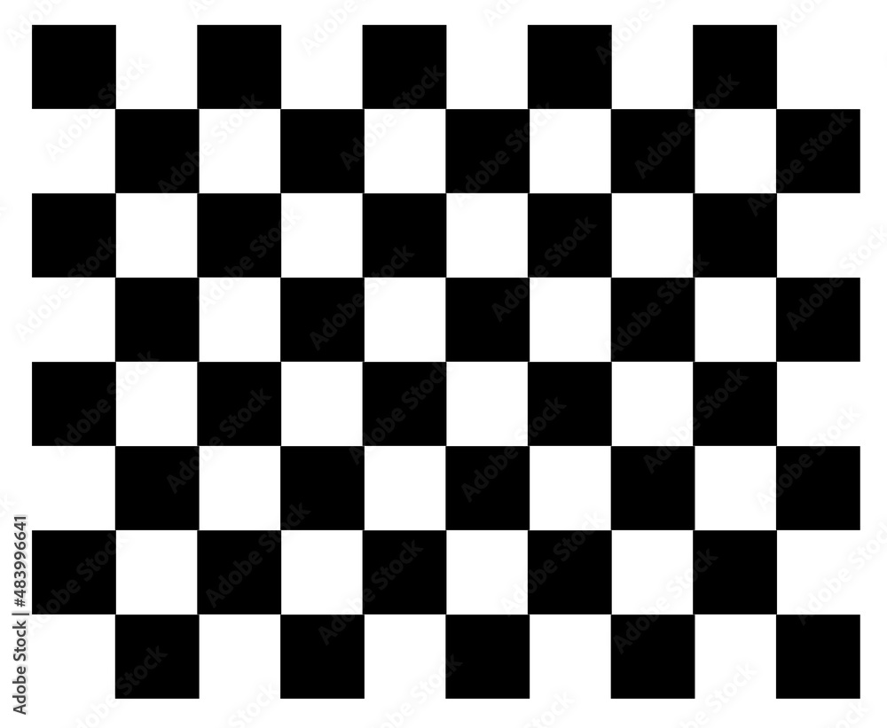 Fototapeta premium Vector Illustration of a Checkerboard