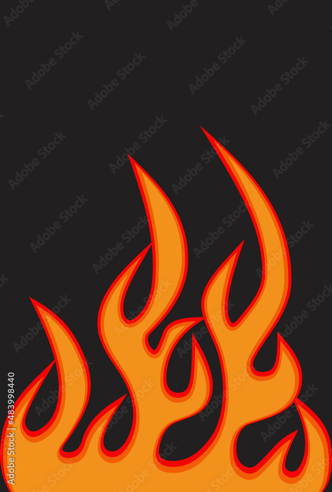 Simple background with flame pattern and some copy space area Simple background with flame pattern and some copy space area