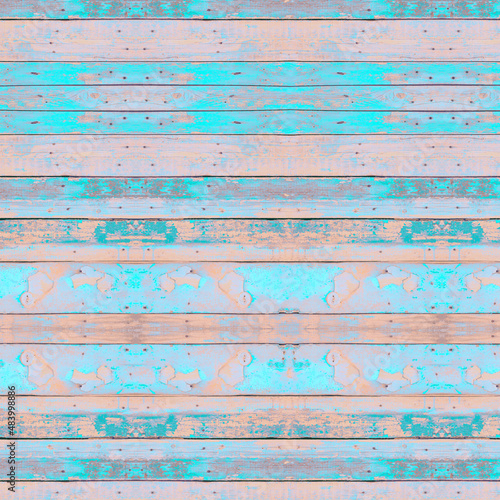 Square old wooden multicolor texture