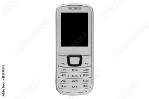 Wallpaper Mural Old cell phone isolated on white background. Torontodigital.ca