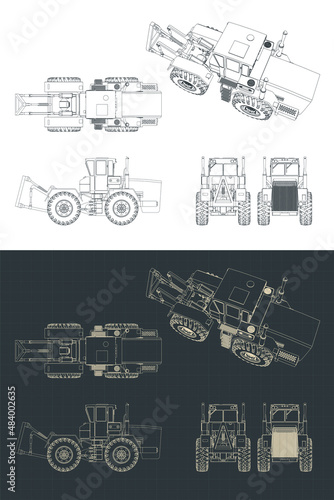 Tractor blueprints