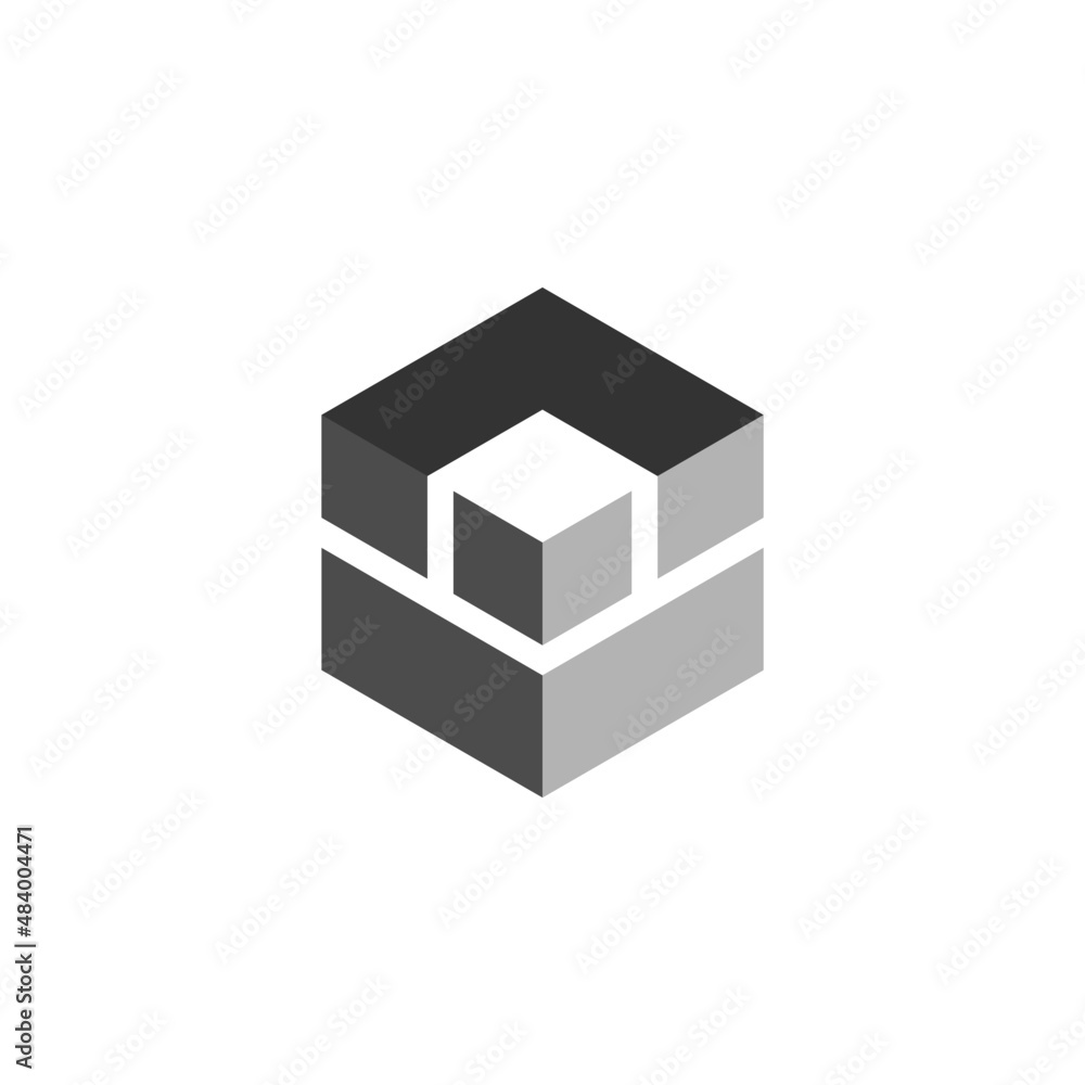 letter av monogram cube shape logo vector design letter av monogram cube shape logo vector design