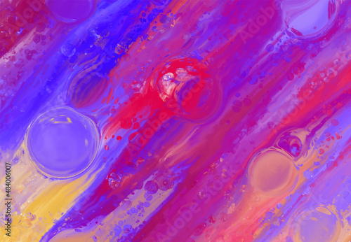 Abstract color acrylic hand painted background. Design element