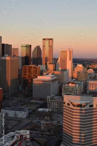 downtown city Dallas Texas 