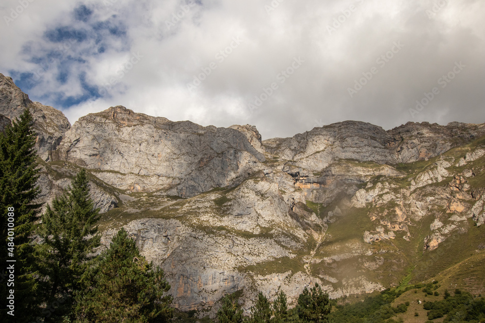 Fototapeta premium Hiking in the Picos de Europa, Spain