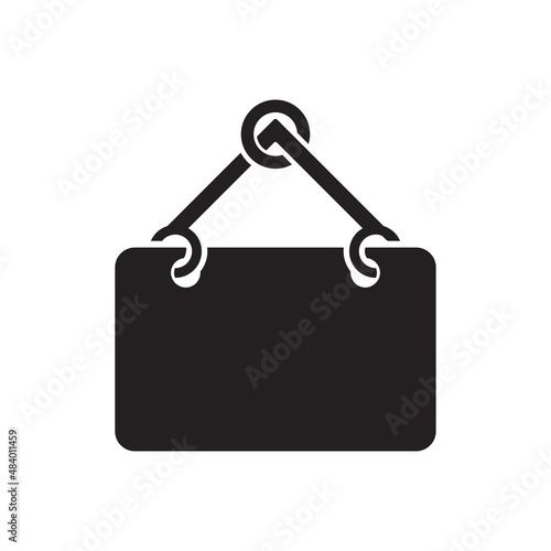 Sign board icon ( vector illustration )