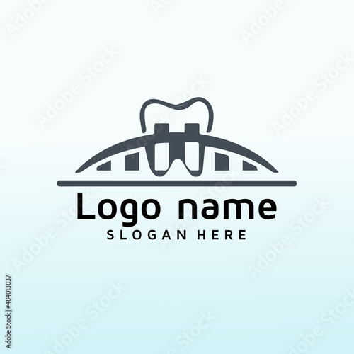 Clean and modern logo for a new orthodontic dental bridge