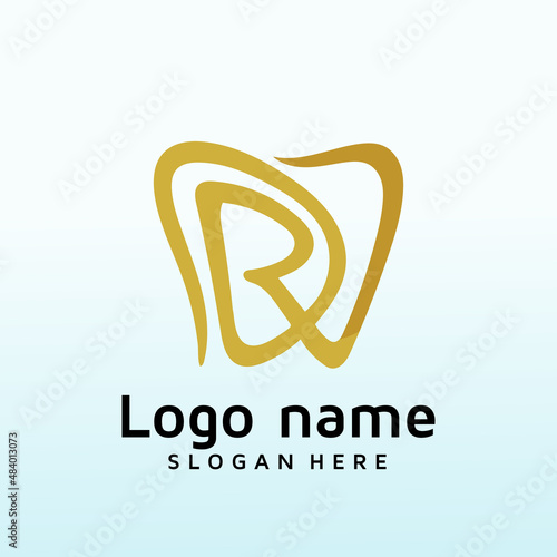 Design our growing dental clinics brand logo letter R