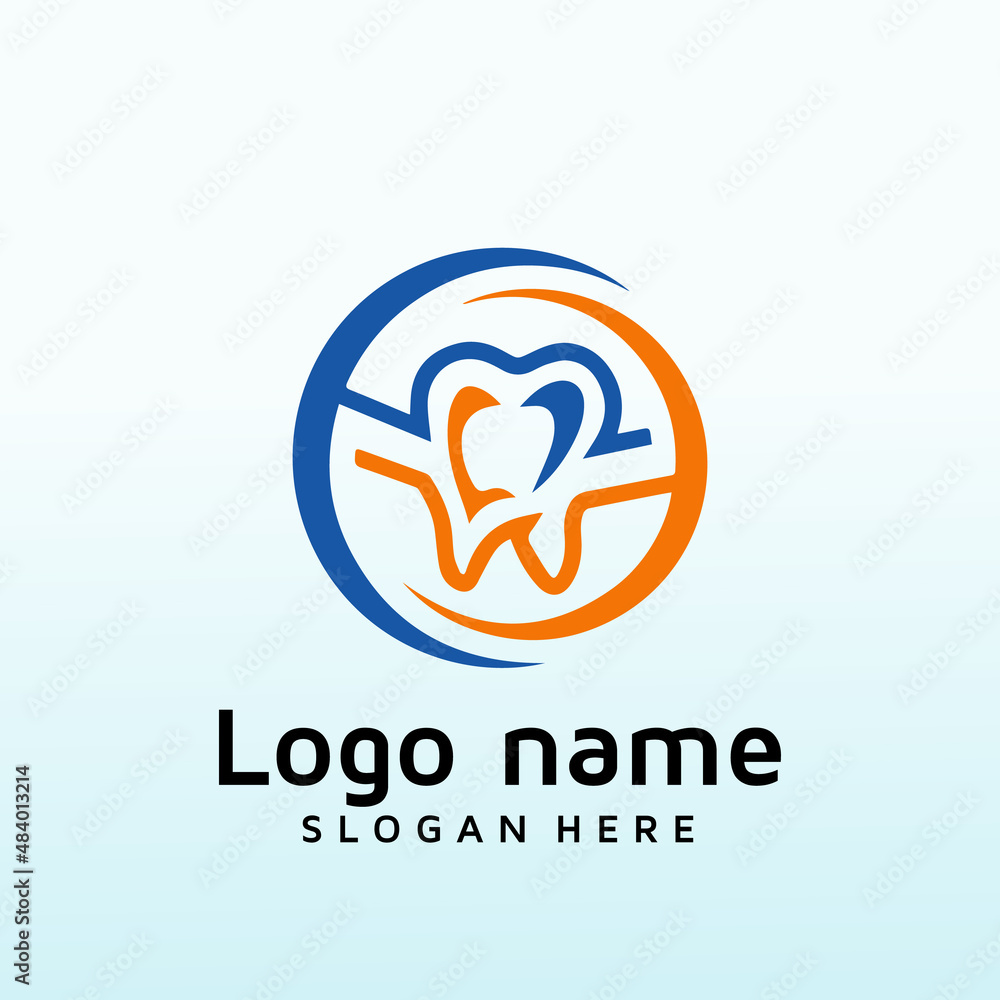 refresh a design for a dental office letter LD logo refresh a design for a dental office letter LD logo