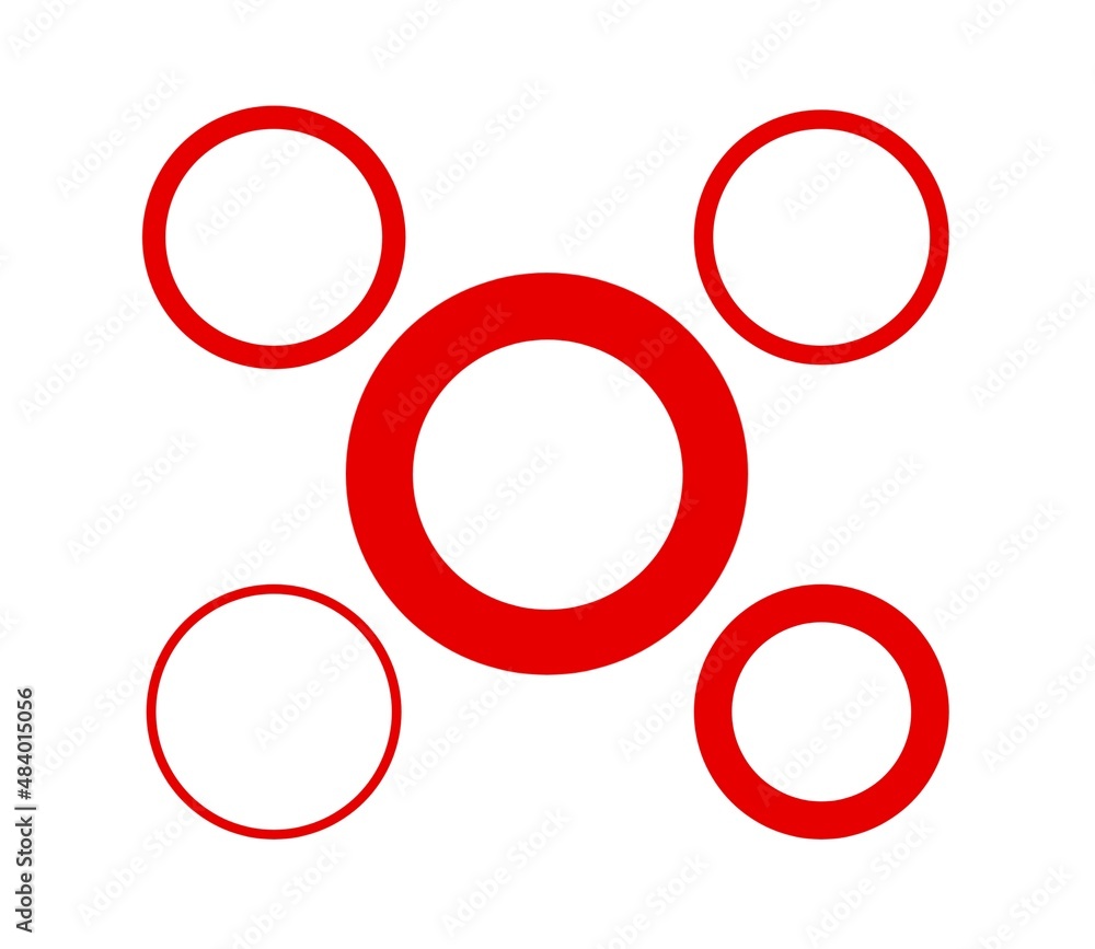 Red abstract circle. Red colour circle with white background. red circle Red abstract circle. Red colour circle with white background. red circle