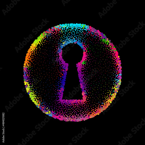 Bright abstract image in a modern style.