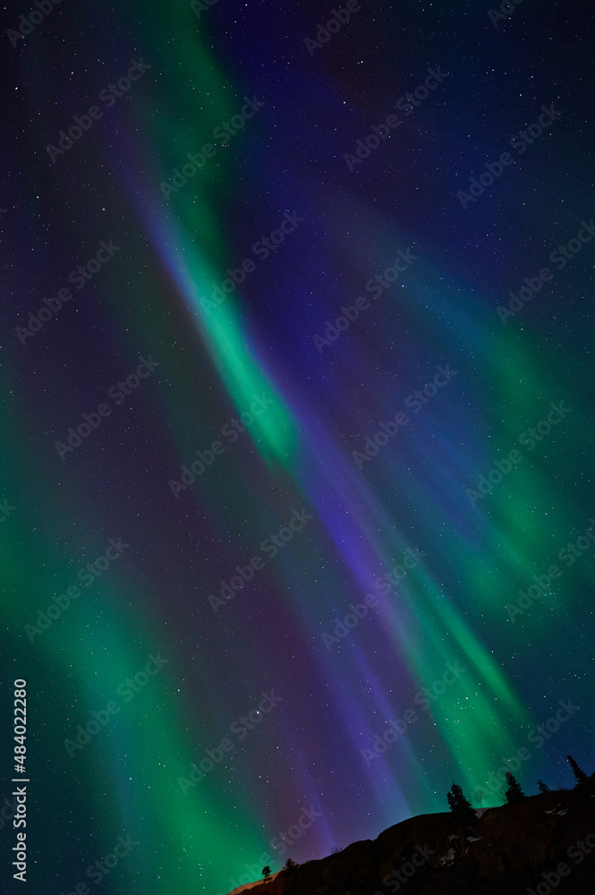 Aurora Borealis - Northern lights Yellowknife Northwest Territories 