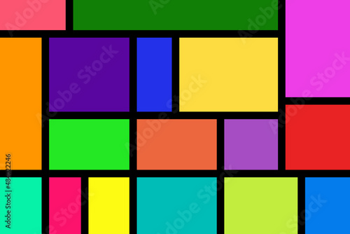 kolorowy wzór o geometrycznym kształcie