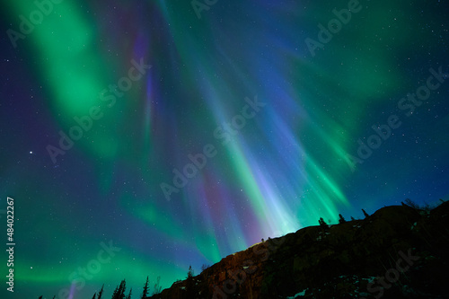 Aurora Borealis - Northern lights Yellowknife Northwest Territories © William Andrews