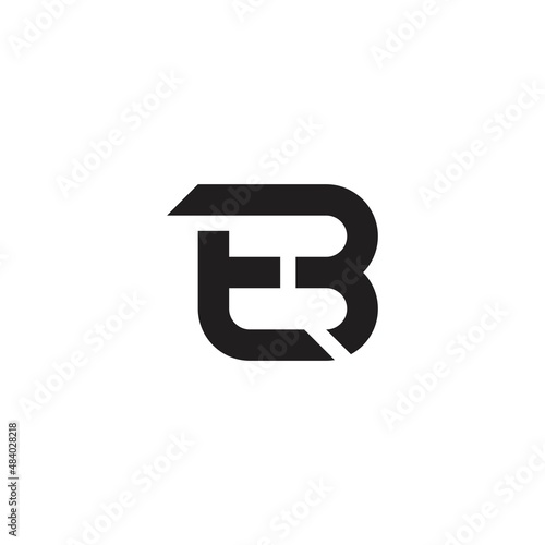 TB or BT initial letter logo design vector.