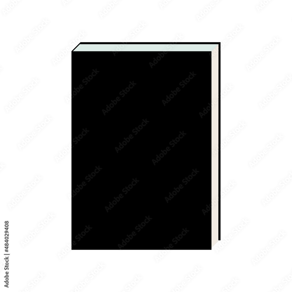 book in black and white on a white background book in black and white on a white background