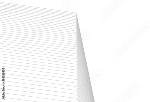 3d render of a building
