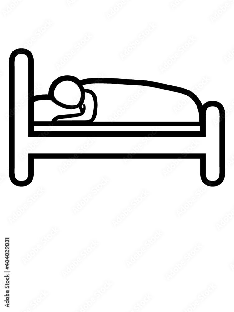 Schlafmütze Bett Icon Schlafmütze Bett Icon