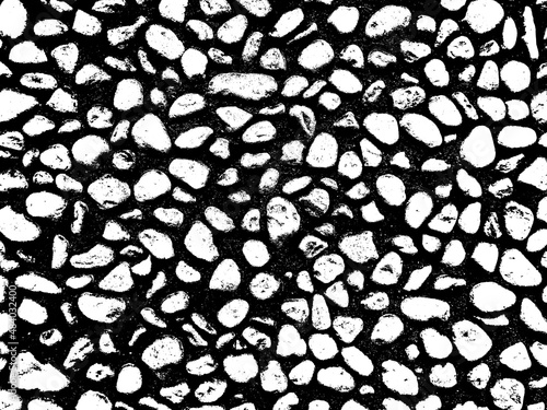 Plakat w ramie Kieselstein Textur Rocks