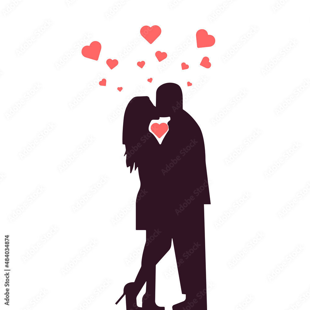 a couple of girl and boy kissing a couple of girl and boy kissing