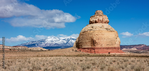 Church Rock and scenic Utah desert landscape photo