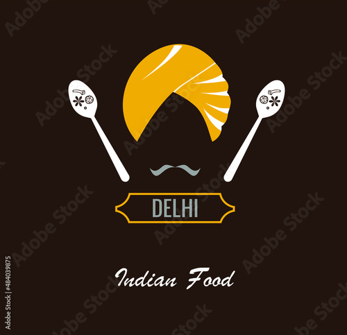 logo on the theme of food and restaurant in a minimalist style.