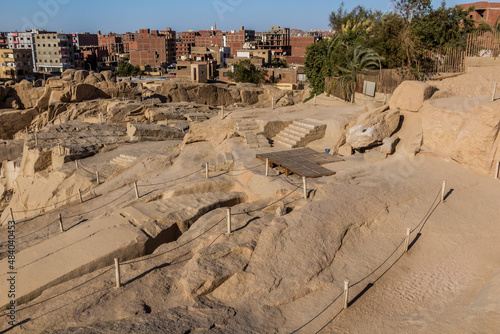 Unfinished obelisk in Aswan, Egypt