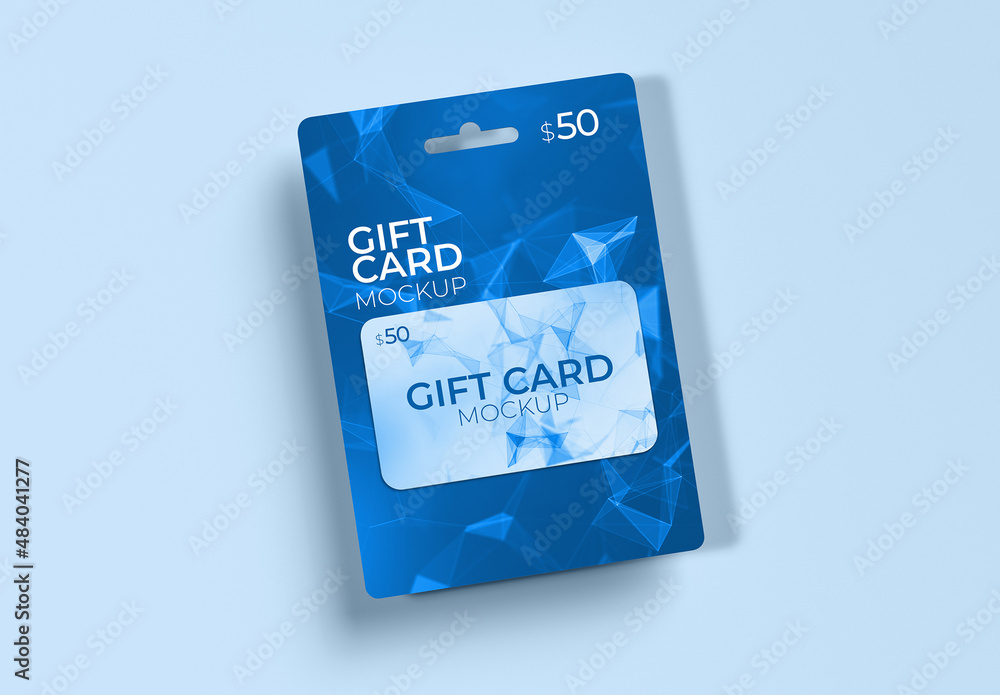 Gift Card Pack Mockup Stock Template Adobe Stock