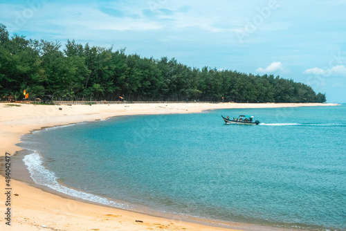 Beautiful beach scenery which is located in Bukit Keluang, Besut, Terengganu, Malaysia.