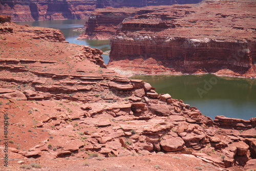 All the inlets of the colorado river in the Gleen Cnayon Nation Park photo