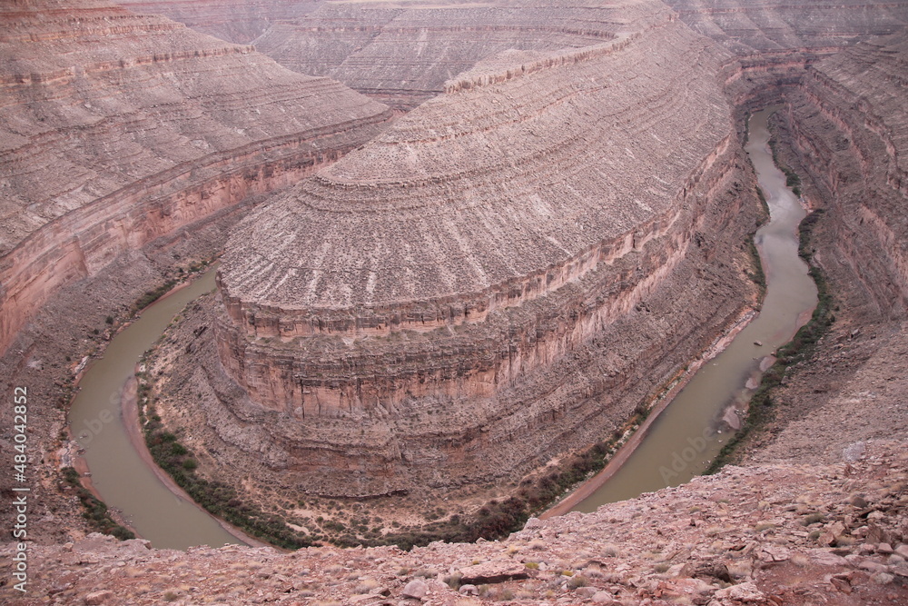 Φωτογραφία The pink canyon and river of the Goosenecks State Park