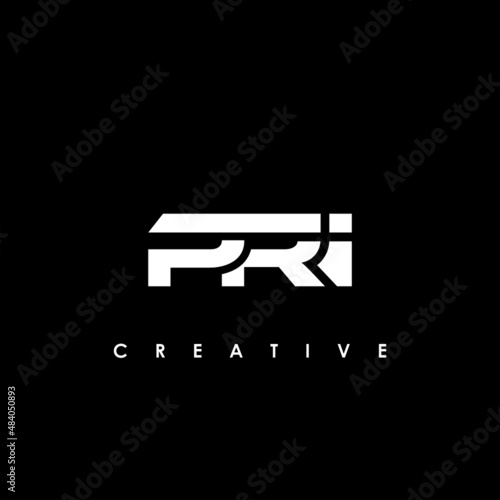 PRI Letter Initial Logo Design Template Vector Illustration photo