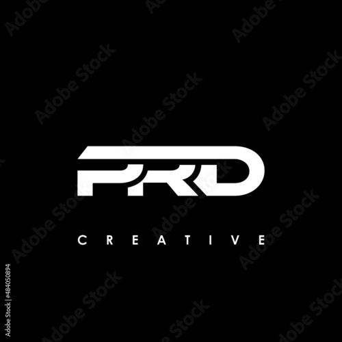 PRD Letter Initial Logo Design Template Vector Illustration photo