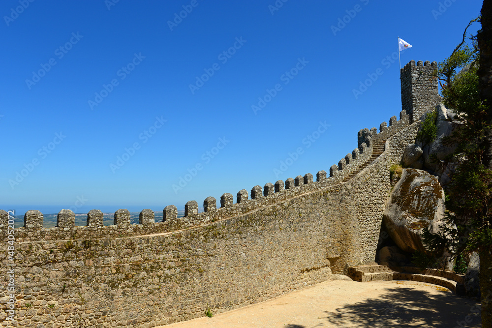 Castle of the Moors (Portuguese: Castelo dos Mouros) is medieval castle by Moors in town of Sintra, Lisbon District, Portugal. This castle is part of UNESCO World Heritage Site. 