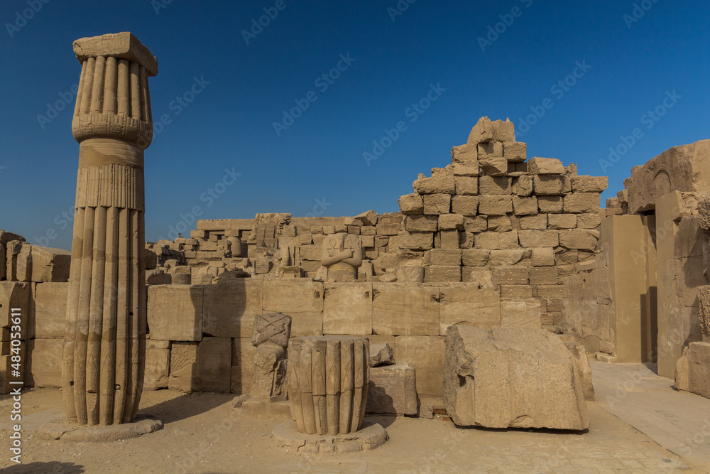 Ruins of the Amun Temple enclosure in Karnak, Egypt