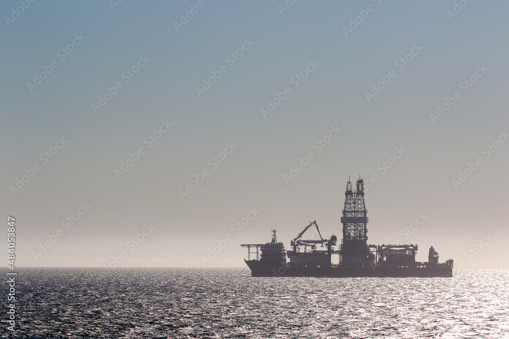 Obraz premium Offshore Drill Ship, Namibia