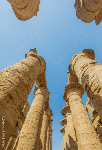 Great Hypostyle Hall in the Amun Temple enclosure in Karnak, Egypt