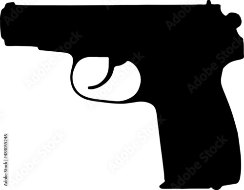 handgun EPS, handgun Silhouette, handgun Vector, handgun Cut File, handgun Vector