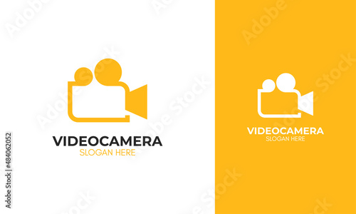 Video camera logo for film record