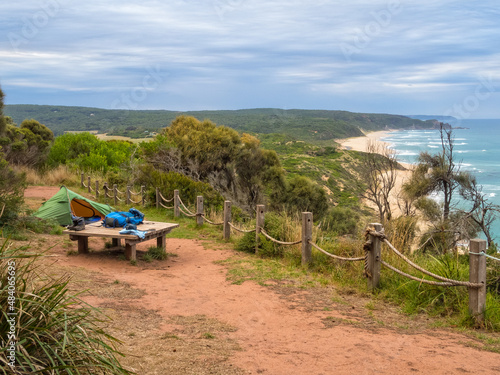 At the Johanna Beach Campground on the Great Ocean Walk - Johanna, Victoria, Australia