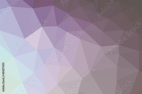 Fototapeta Naklejka Na Ścianę i Meble -  Abstract triangulation geometric gray and purple background