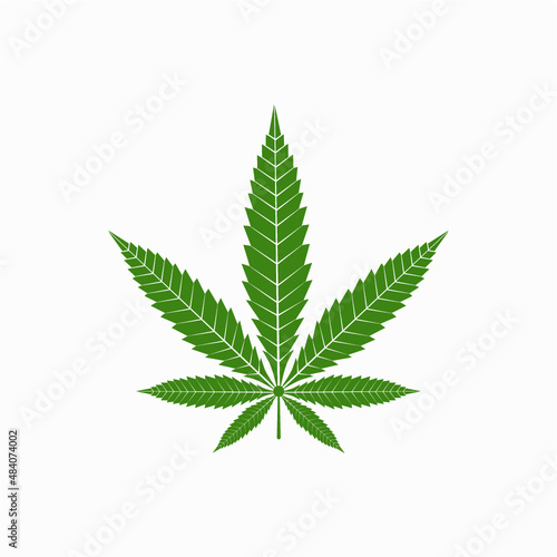 Single Hemp Pot Marijuana Cannabis leaf