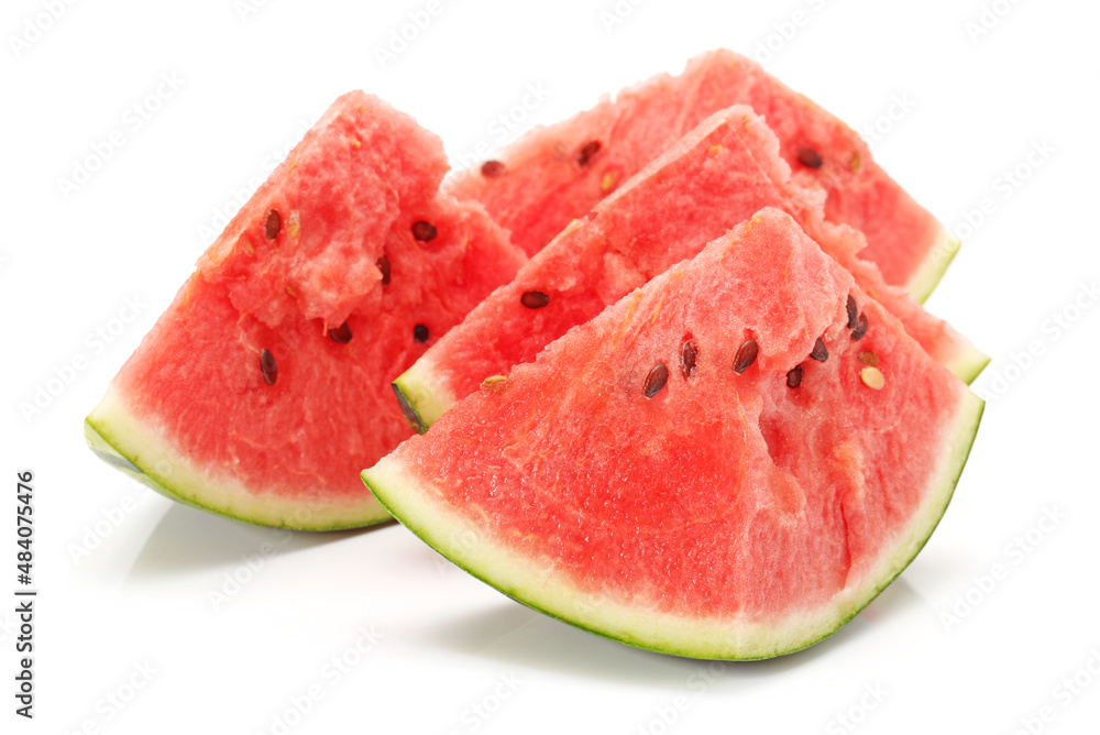 slice of watermelon isolated