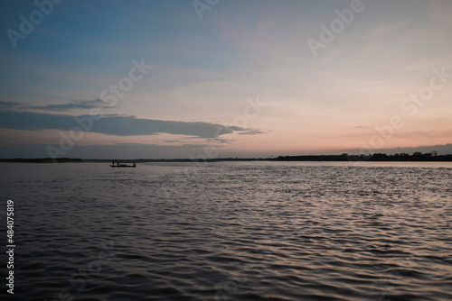 Sunset over the Magdalena River