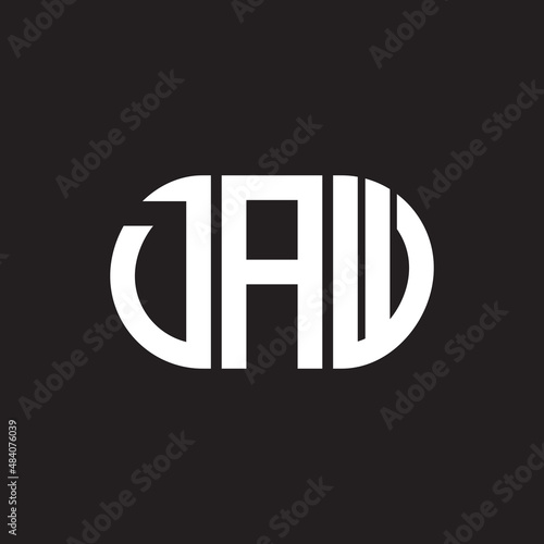 DAW letter logo design on black background. DAW creative initials letter logo concept. DAW letter design.